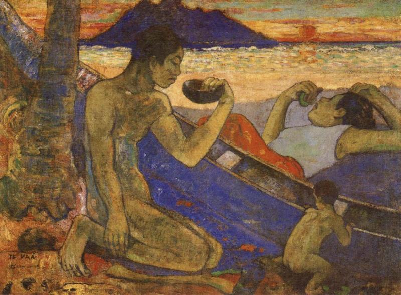 The Dug-Out, Paul Gauguin